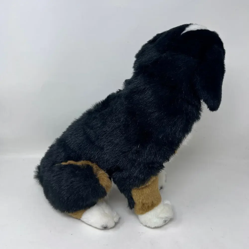 E&J Classic Plush Bernese‎ Mountain Dog Realistic Poseable 14” Stuffed Puppy